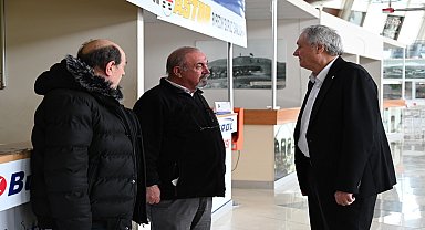 BOZÜYÜK BELEDİYE BAŞKANI BAKKALCIOĞLU, TERMİNAL ESNAFINI ZİYARET ETTİ