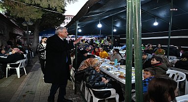 Bozüyük Belediyesi iftar çadırında ilk oruçlar açıldı