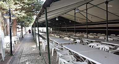 BOZÜYÜK BELEDİYESİ’NİN İFTAR ÇADIRI RAMAZAN AYI BOYUNCA VATANDAŞLARA HİZMET VERECEK