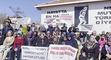 BURSA’DA BELEDİYE TARAFINDAN ARAZİLERİNE EL KONULAN KÖYLÜLERDEN AKP’LİLERE TEPKİ: “BİR KÖYÜN SORUNUNU ÇÖZEMEZKEN BİZİM OYLARIMIZA NASIL TALİP OLABİLİYORSUNUZ?