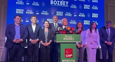 CHP Bursa Büyükşehir Belediye Başkan Adayı Mustafa Bozbey: "İlk sonuçlara göre öndeyiz"
