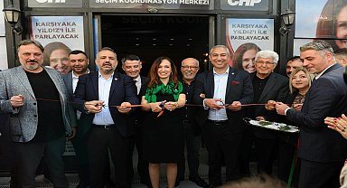 CHP KARŞIYAKA ADAYI YILDIZ İŞÇİMENLER ÜNSAL SEÇİM OFİSİ’Nİ AÇTI, PROJELERİNİ ANLATTI