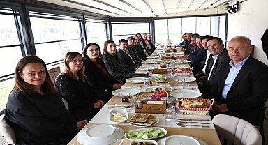 Çine Belediye Başkanı Kıvrak, muhasebeci ve mali müşavirleri ağırladı 