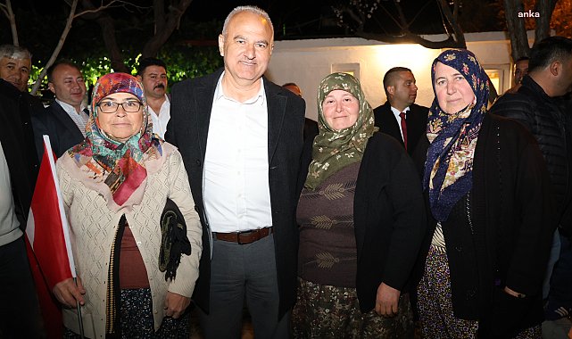 ÇİNE BELEDİYE BAŞKANI KIVRAK, SOĞANCILAR MAHALLESİ’NDE PROJELERİNİ ANLATTI