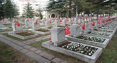 ESKİŞEHİR BÜYÜKŞEHİR BELEDİYESİ, KENTTEKİ ŞEHİT MEZARLARINI ÇİÇEKLERLE DONATIYOR