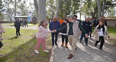 HİSARÖNÜ MESİRE ALANI’NIN İLK KONUKLARI, MARMARİS BELEDİYESİ PERSONELİ OLDU