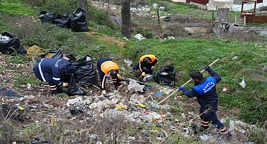 KARTAL BELEDİYESİ EKİPLERİNDEN AYDOS ORMANI’NDA TEMİZLİK ÇALIŞMASI