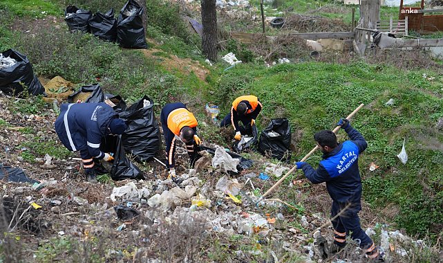 KARTAL BELEDİYESİ EKİPLERİNDEN AYDOS ORMANI’NDA TEMİZLİK ÇALIŞMASI