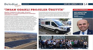 KIRŞEHİR BELEDİYE BAŞKANI EKİCİOĞLU, SOSYAL POLİTİKALARINI ANLATTI