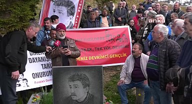 KIZILDERE'DE YAŞAMINI YİTİREN CİHAN ALPTEKİN 52. ÖLÜM YIL DÖNÜMÜNDE MEZARI BAŞINDA ANILDI
