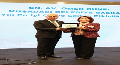 KUŞADASI BELEDİYESİ, ‘EN İYİ ÇEVRE EĞİTİM ETKİNLİKLERİ’ ÖDÜLÜNE LAYIK GÖRÜLDÜ 