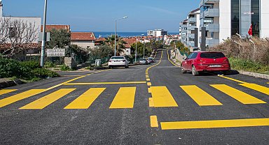Kuşadası Belediyesi'nin yol çalışmaları ile ilçede ulaşım artık daha konforlu ve güvenli