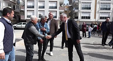 Manavgat Belediye Başkanı Sözen, projeleri yerinde inceledi