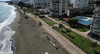 MEZİTLİ SAHİLİNDE 13 KM'LİK YENİ YOL PROJESİ BAŞLADI
