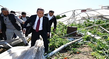 MUHİTTİN BÖCEK, HORTUM FELAKETİNİN YAŞANDIĞI KUMLUCA’DA