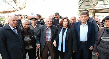 ÖZLEM ÇERÇİOĞLU, SULTANHİSARLI VATANDAŞLAR İLE BULUŞTU