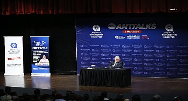 PROF. DR. İLBER ORTAYLI, ‘CUMHURİYET’İN 100. YILINDA TANZİMAT’TAN CUMHURİYET’E YEREL YÖNETİM GELENEĞİ’ SÖYLEŞİSİYLE ANTALYALILARLA BULUŞTU 