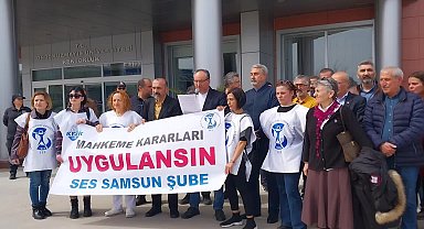 SES SAMSUN ŞUBESİ, BARIŞ AKADEMİSYENİ PROF. DR. TANER ÖZBENLİ'NİN GÖREVE İADE EDİLMEMESİNE TEPKİ GÖSTERDİ