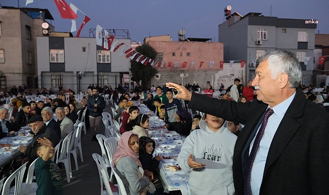 SEYHAN ŞAKİRPAŞA MAHALLESİ SAKİNLERİ, ADANA BÜYÜKŞEHİR BELEDİYESİ’NİN İFTAR SOFRASINDA BULUŞTU