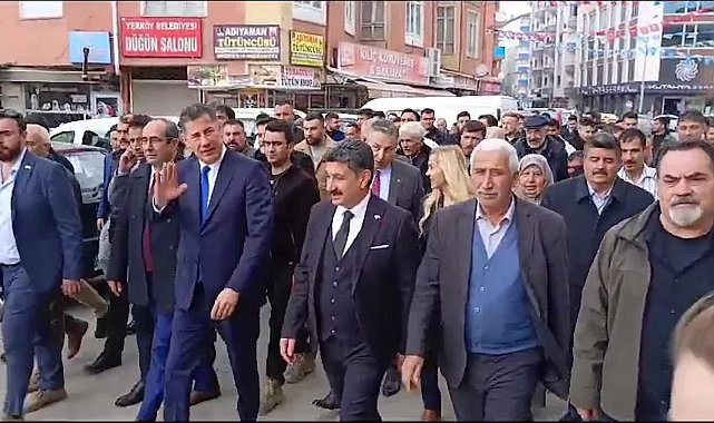 SİNAN OĞAN, İYİ PARTİ ADAYINA DESTEK İÇİN YOZGAT’A GELDİ