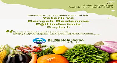 Sökeli öğrenciler, diyetisyen eşliğinde yeterli ve dengeli beslenmeyi öğrenecek