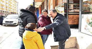 Tepebaşı Belediye Başkan Ataç'tan esnafa ziyaret: "Diliyorum bu darboğaz kısa sürede sona erer"