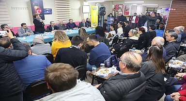 Tepebaşı Belediye Başkanı Ataç ve CHP'nin Eskişehir Büyükşehir Belediye Başkan Adayı Ünlüce'nin ziyaretleri sürüyor