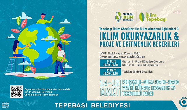 TEPEBAŞI BELEDİYESİ İKLİM SÖZCÜLERİ İLE AKADEMİ EĞİTİMLERİ DEVAM EDİYOR