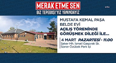 Tepebaşı Belediyesi, Mustafa Kemal Paşa Belde Evi'ni hizmete açıyor