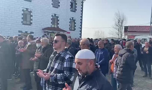 TRABZON'DA İÇME SUYU HATTI ÇALIŞMASI SIRASINDA MEYDANA GELEN GÖÇÜKTE HAYATINI KAYBEDEN İŞÇİLER TOPRAĞA VERİLDİ