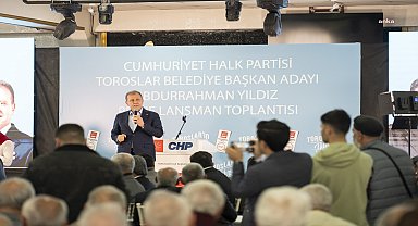 Vahap Seçer, CHP Toroslar Belediye Başkan Adayı Yıldız'ın Proje Tanıtım Toplantısı'na katıldı