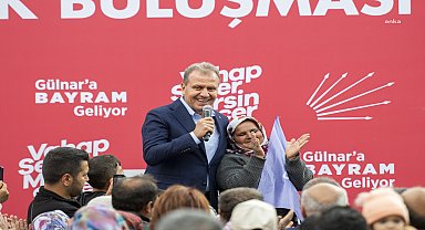 VAHAP SEÇER'E GÜLNAR'DA COŞKULU KARŞILAMA