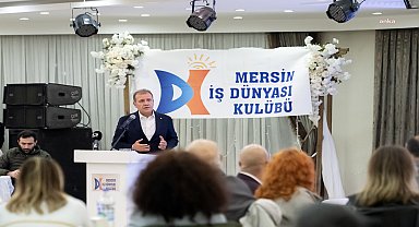 VAHAP SEÇER, MERSİN İŞ DÜNYASI KULÜBÜ'YLE BİR ARAYA GELDİ: “5 YIL BOYUNCA STK’LAR İLE YÜRÜDÜK, DOĞRU KARARLAR ALDIK”