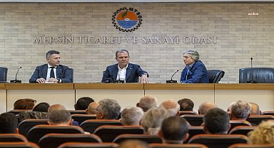 Vahap Seçer, Mersin Ticaret ve Sanayi Odası'nın buluşmasına katıldı
