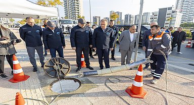 VAHAP SEÇER, MESKİ’NİN KAZISIZ TEKNOLOJİ SİSTEMİNİ YERİNDE İNCELEDİ