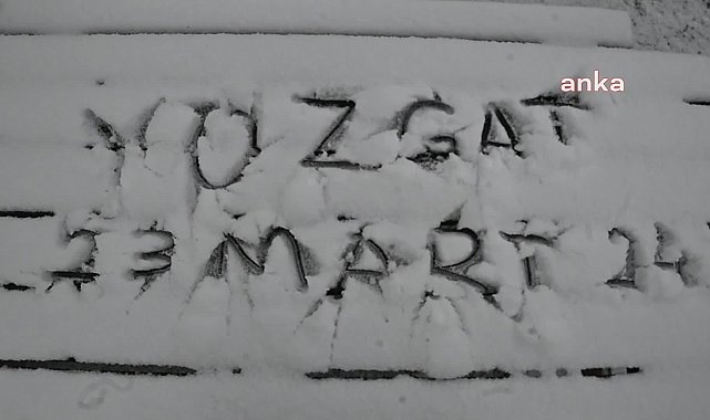 YOZGAT’TA KAR YAĞIŞI ETKİLİ OLDU, ÇİFTÇİYE DON UYARISI YAPILDI