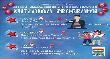 23 Nisan Marmaris'te coşkuyla kutlanacak