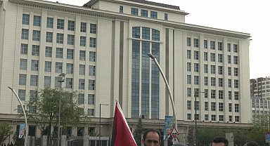 AKP GENEL MERKEZİ ÖNÜNDE