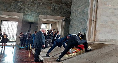  ALMANYA CUMHURBAŞKANI STEİNMEİER ANITKABİR'İ ZİYARET ETTİ