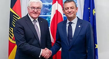 Almanya Cumhurbaşkanı Steınmeıer, Özgür Özel ile görüştü