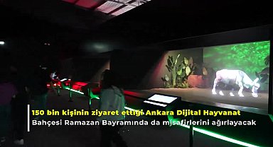 Ankara Büyükşehir Belediyesi'nin "dijital hayvanat bahçesi" Ramazan Bayramı tatilinde de açık olacak