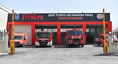 Ankara İtfaiyesi'nin şehit itfaiye erlerinin isimlerini yaşattığı yeni istasyonları, hizmet vermeye başladı