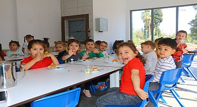 Antalya Büyükşehir Belediyesi'nin Sedir Çocuk Kreşi'nde eğitim başladı