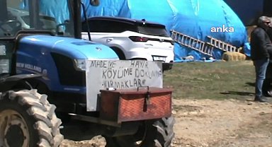Ardahan Göle'de vatandaşlardan maden ocağı projesine protesto