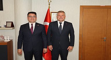 Başkan Balkan, ilk resmi ziyaretini mezun olduğu üniversiteye yaptı