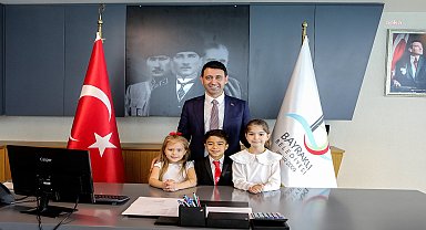 Bayraklı'da minik başkanlar projelerini açıkladı