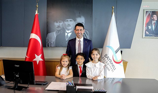 Bayraklı'da minik başkanlar projelerini açıkladı