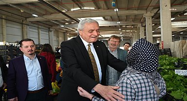 Bozüyük Belediye Başkanı Bakkalcıoğlu'ndan pazar ziyareti