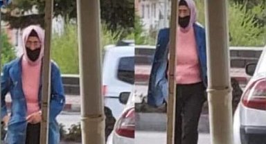 Burdur'da kadın kılığına giren adam yakalandı