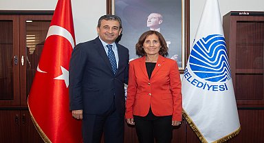 BURHANETTİN BULUT’TAN SEYHAN BELEDİYE BAŞKANI OYA TEKİN’E ZİYARET